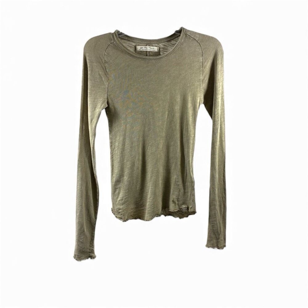 We The Free NWT Long Sleeve Top in Olive Green Size S